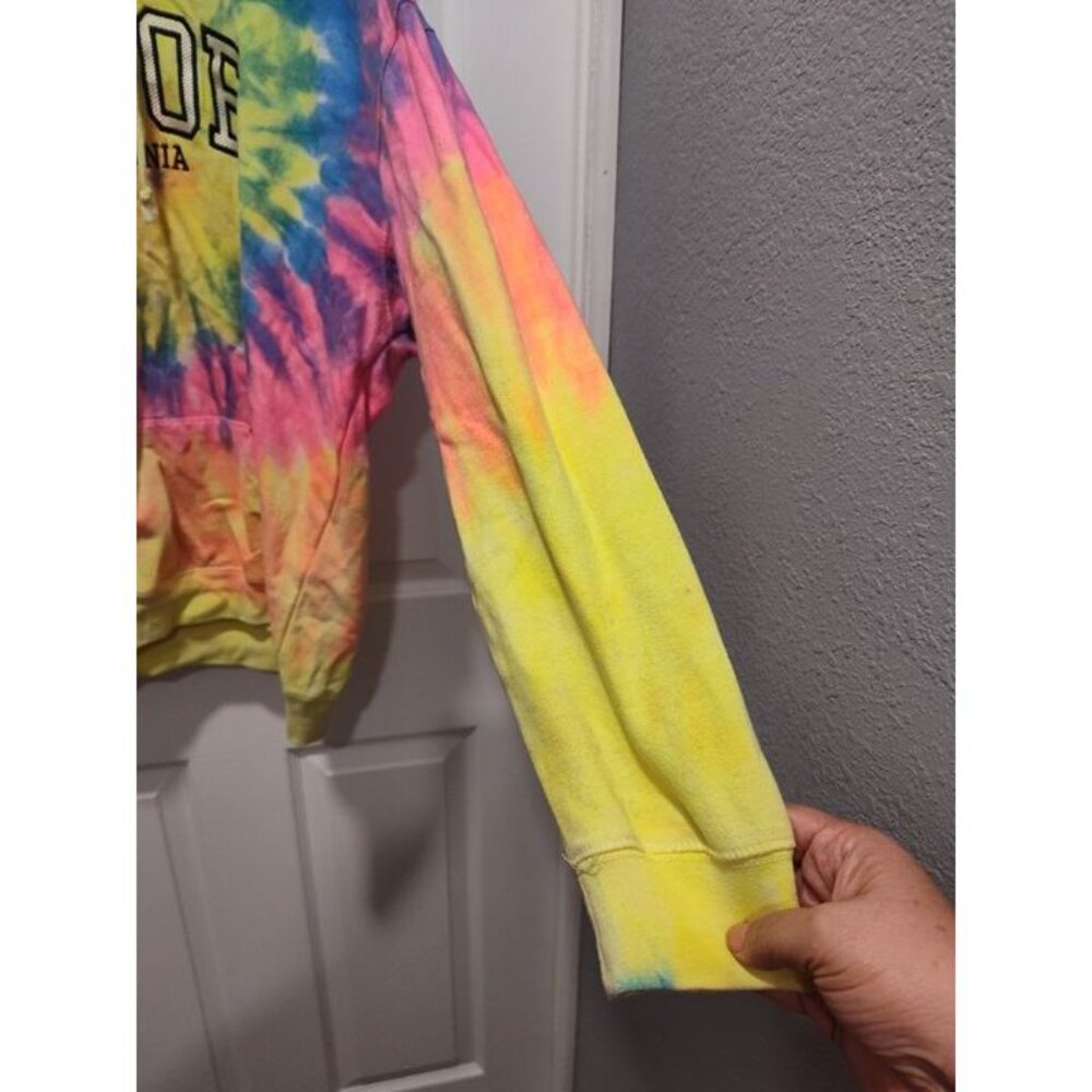 Dreamsicle Unisex Size Large Tahoe Hoodie Tie Dye Festival Casual Relaxed - Picture 4 of 7